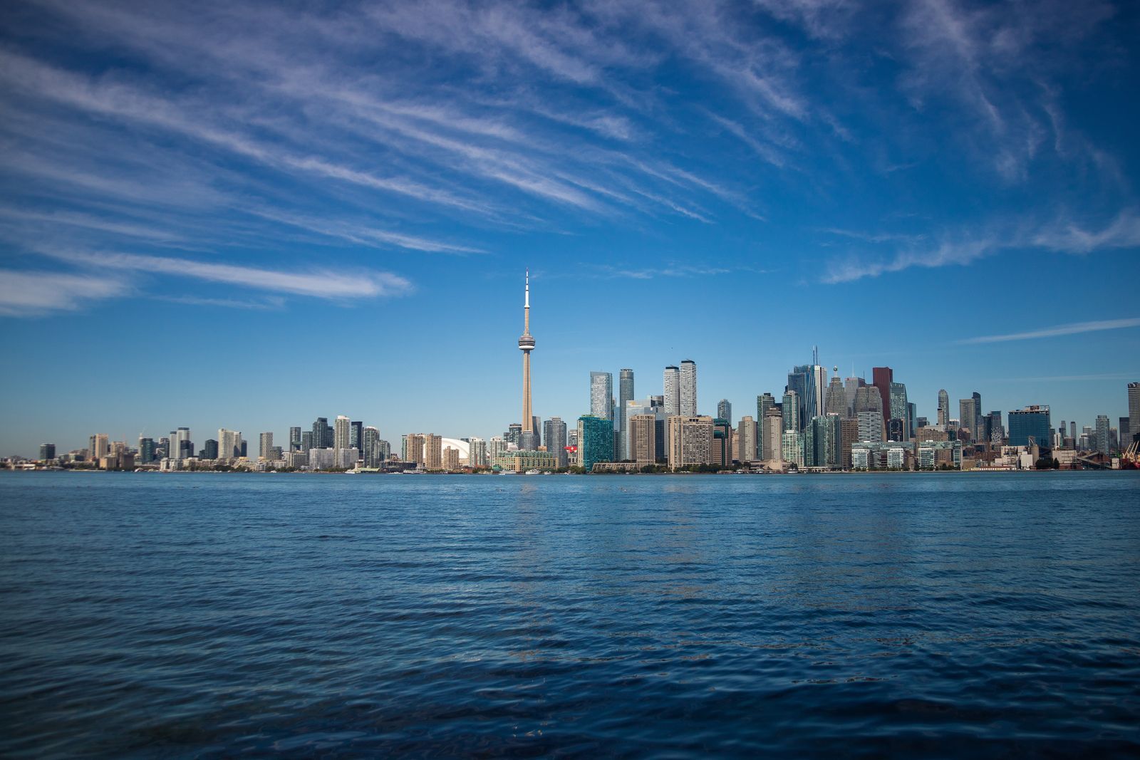 Toronto skyline with the CN Tower